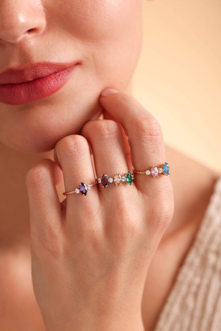 Yüzükler koleksiyonundan bir model — Kuyumcu Üretim Atölyesi üretimi
